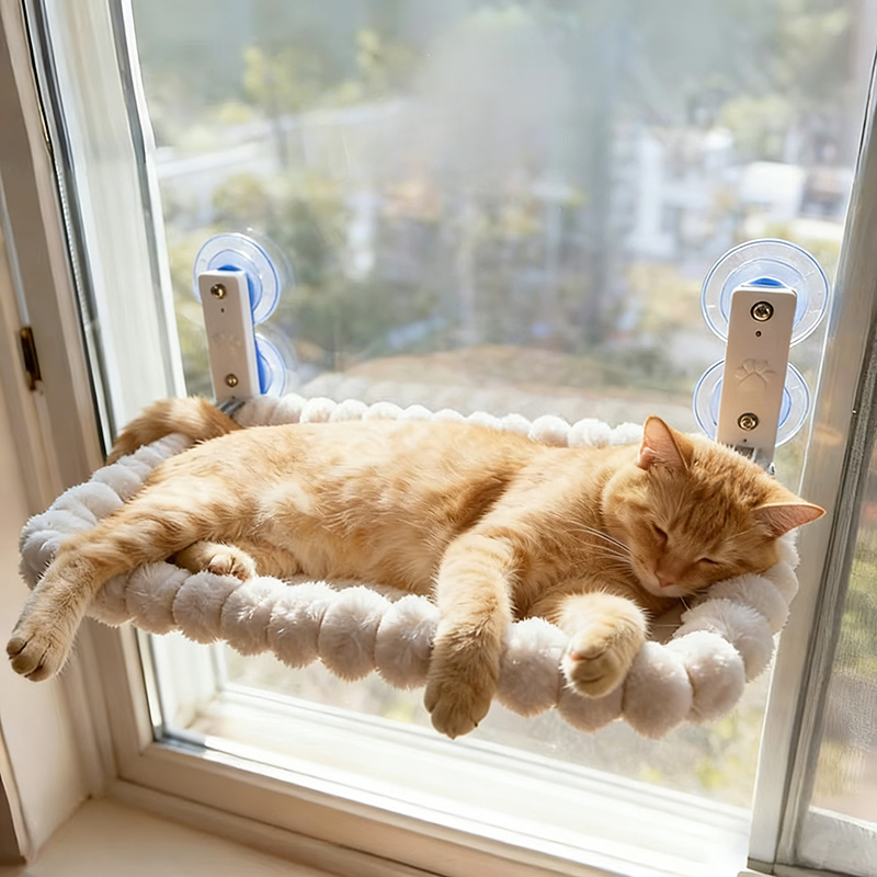Cat Window Perch - Cat Window Hammock with Strong Suction