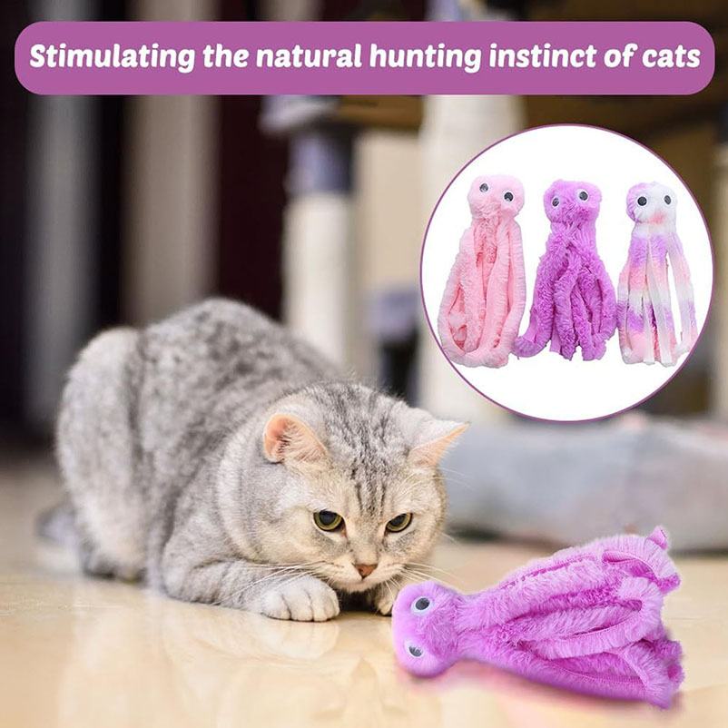 Pet Supplies Young - Cute octopus cat toys for kittens