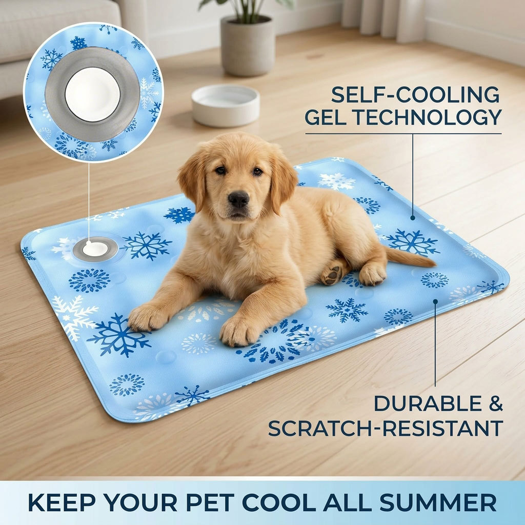 Dog Cooling Mat - Summer Pet Mat, Pet Ice Mat,