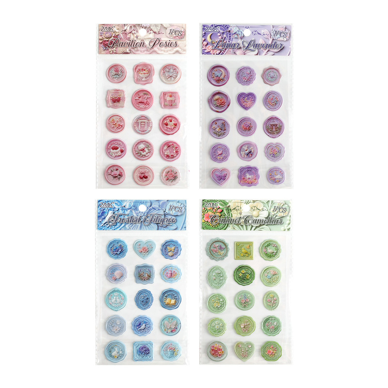 Pet Supplies Dropshipping - 1pack/15Pcs Wax Seal Resin Drop Flat