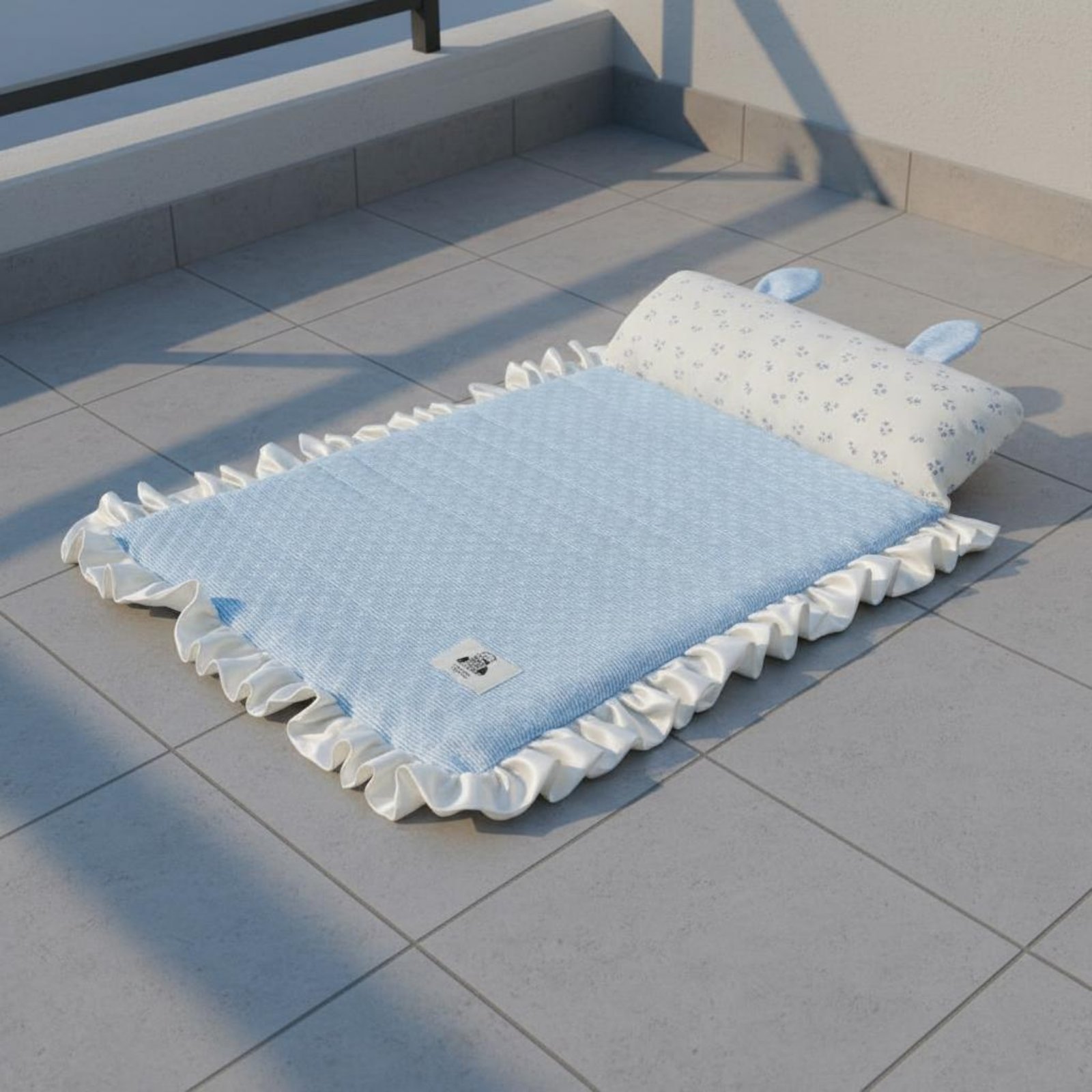 Dog Cooling Mat Cute Ear Pillo - Dog Cooling Mat 评论和价格
