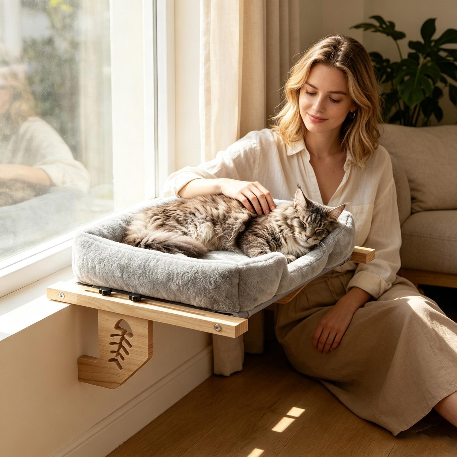 Cat Window Perch Resting Spot  - Cat Window Perch 评论和价格