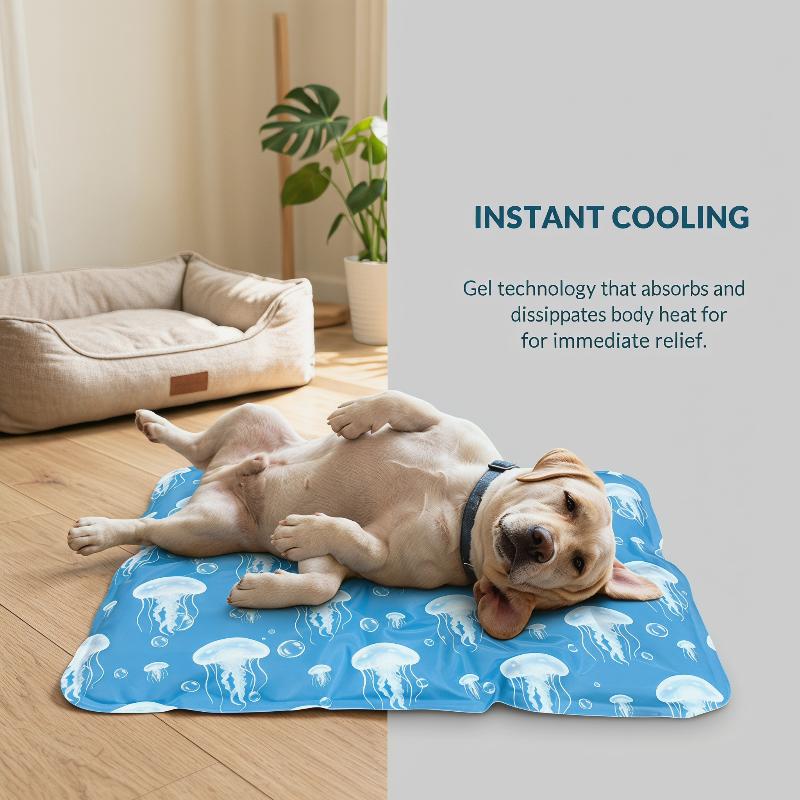 Self Cooling Gel Dog Cat Ice P - Dog Cooling Mat 评论和价格