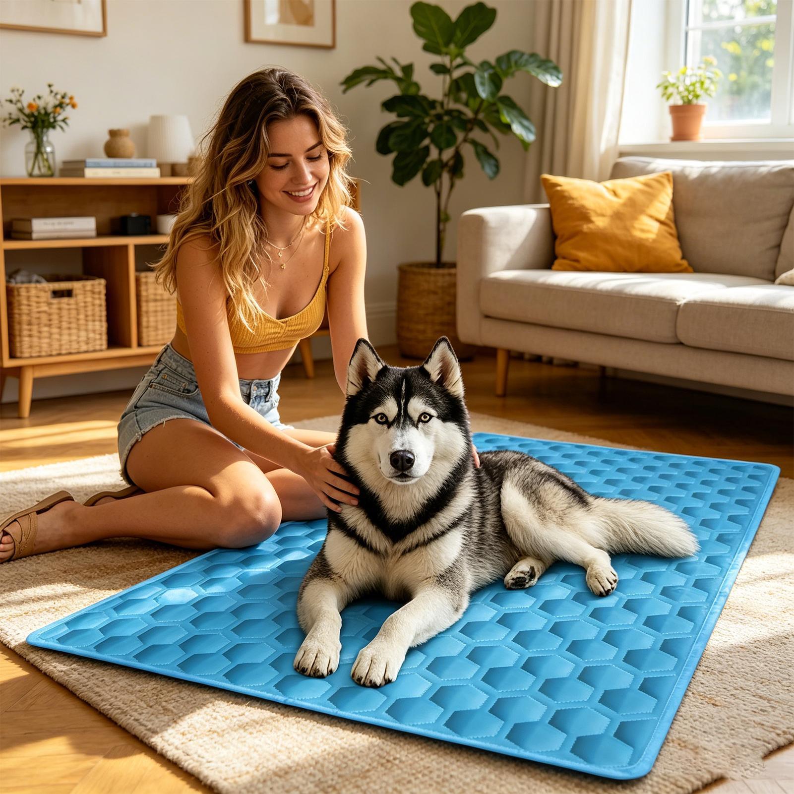 Summer Pet Ice Pad Cool Sleepi - Dog Cooling Mat 评论和价格