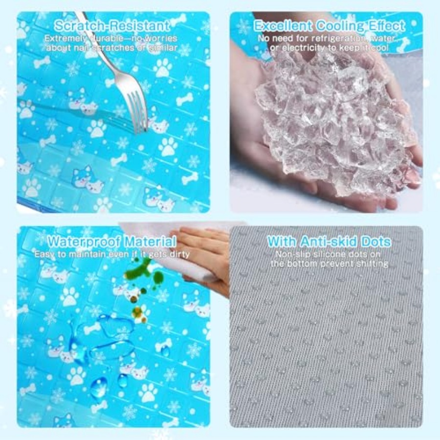 Dog Cooling Mat, Pet Cooling M - Dog Cooling Mat 评论和价格