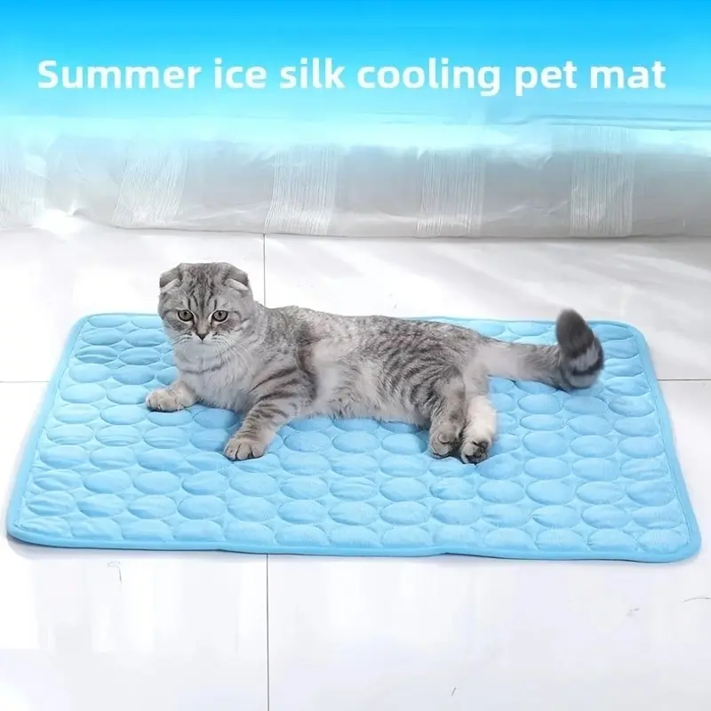 Pet Summer Ice Silk Cooling Pa - Dog Cooling Mat 评论和价格