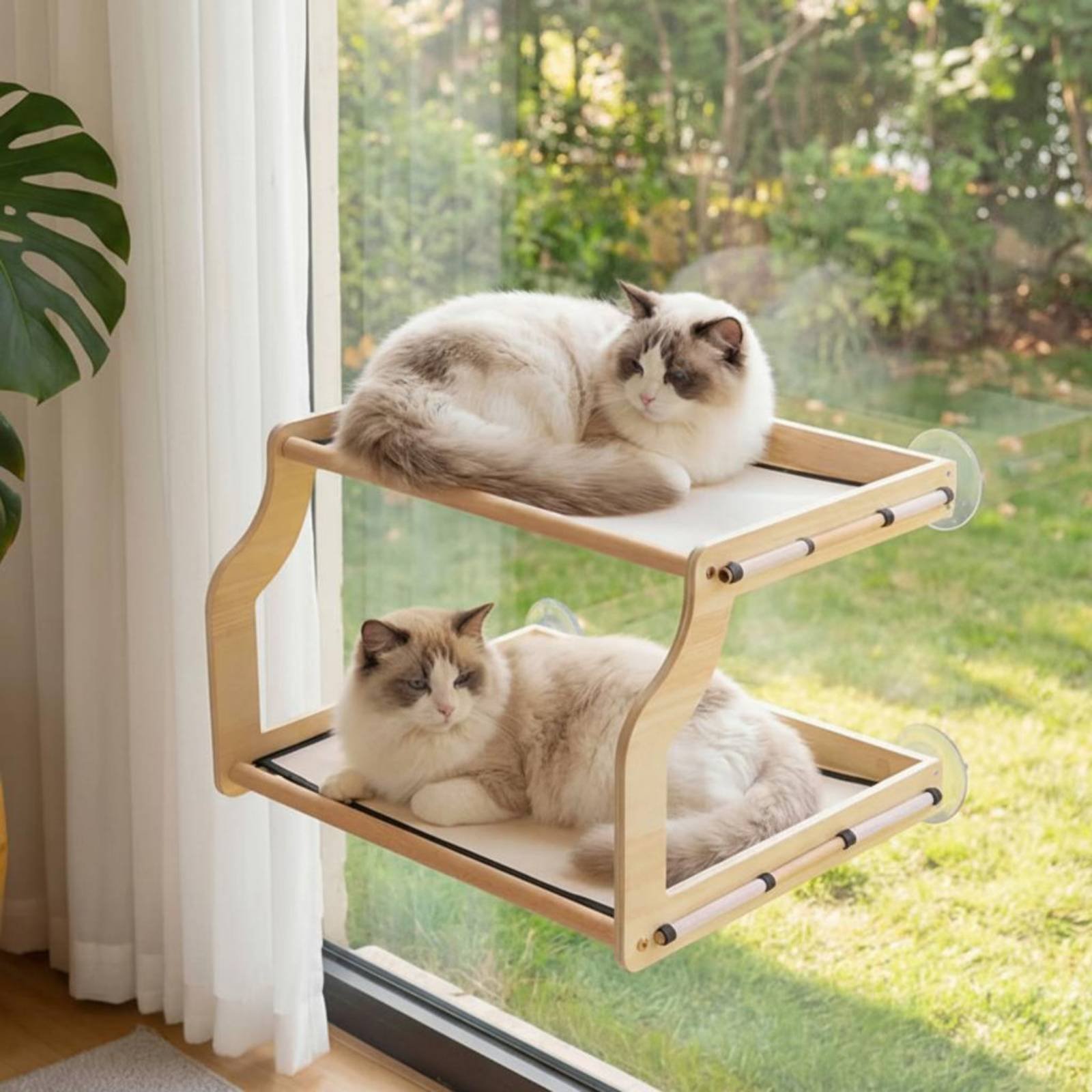 Window Mounted Cat Bed Easy-Mo - Cat Window Perch 评论和价格