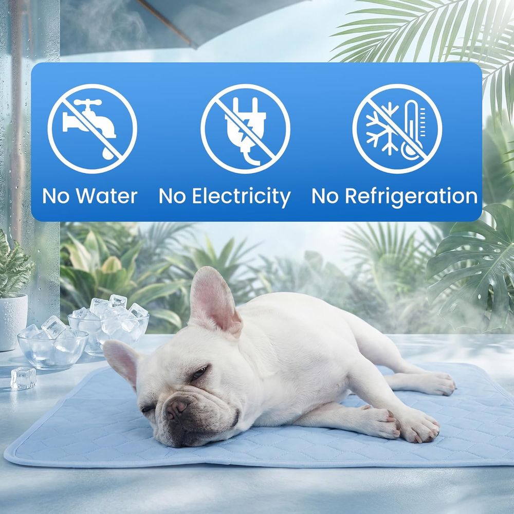 Cooling Pad for Small Dogs, Pu - Dog Cooling Mat 评论和价格