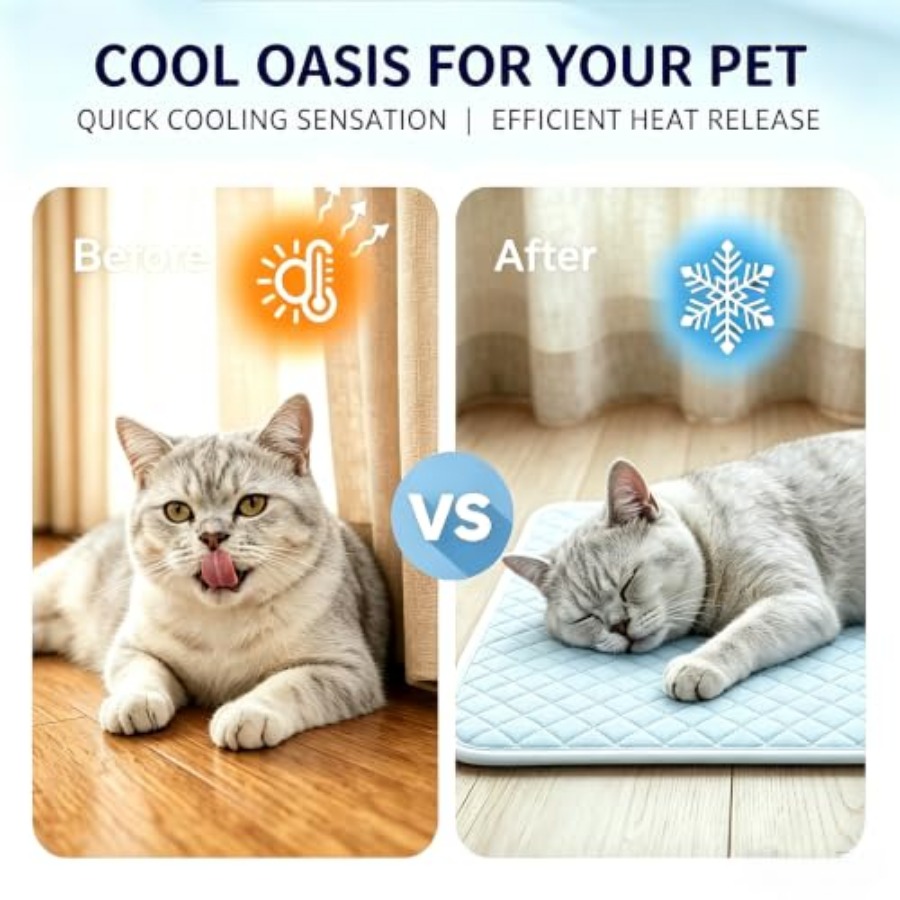 Dog Cooling Mat  Self Cooling  - Dog Cooling Mat 评论和价格