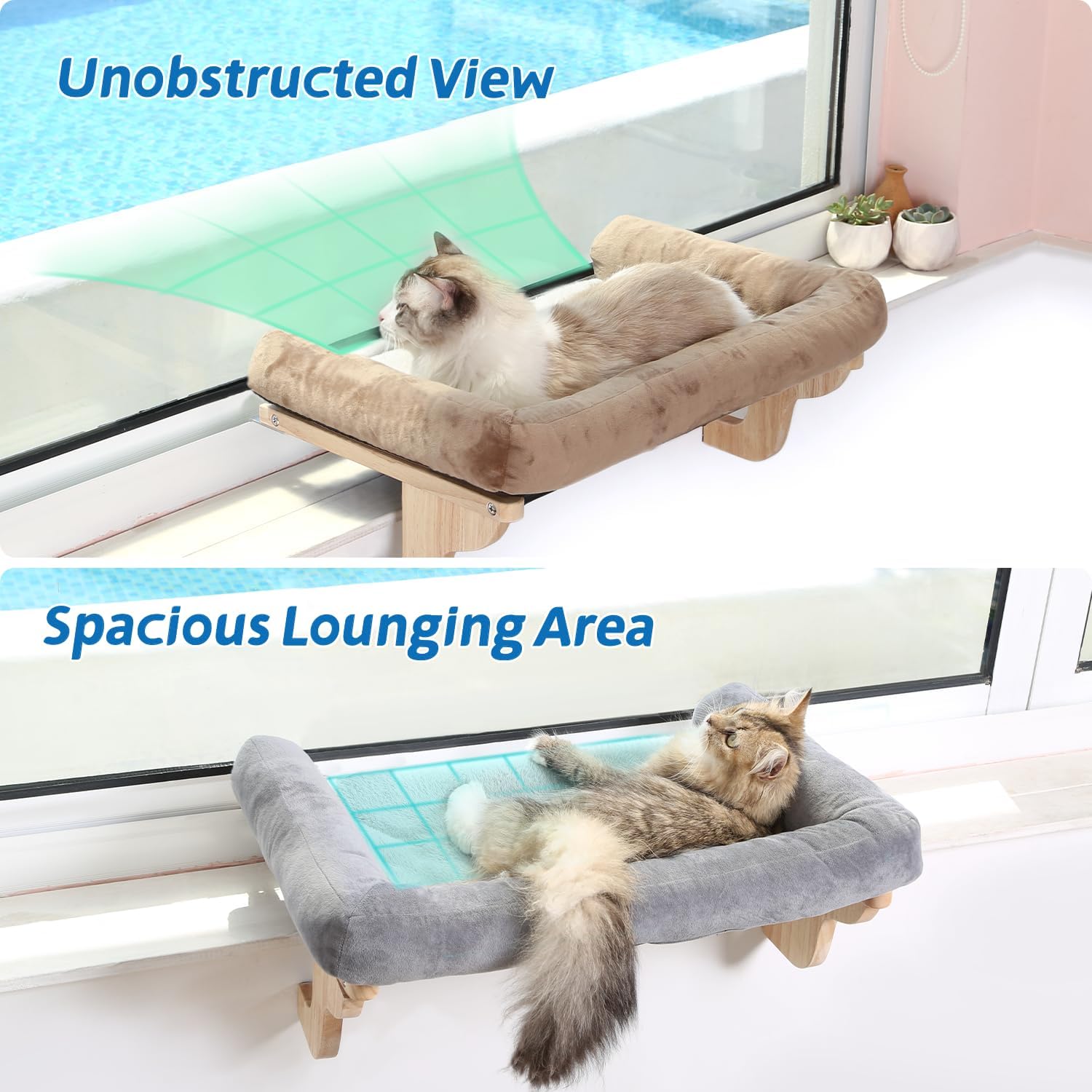 Cat Perch for Window Sill with - Cat Window Perch 评论和价格