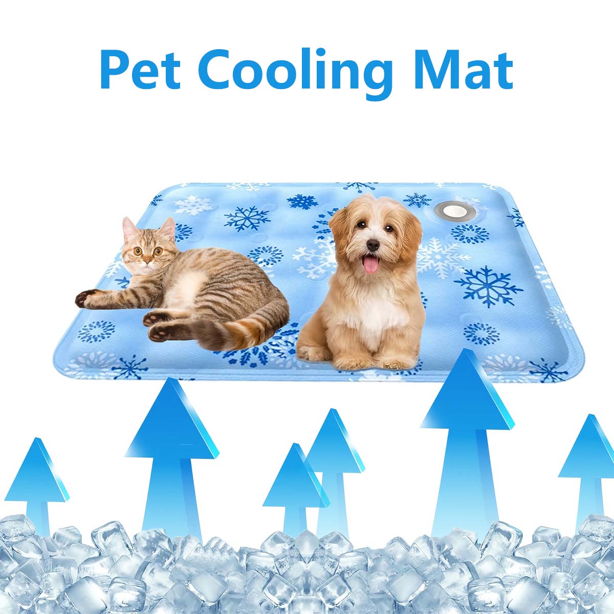 Summer Pet Mat, Pet Ice Mat, D - Dog Cooling Mat 评论和价格