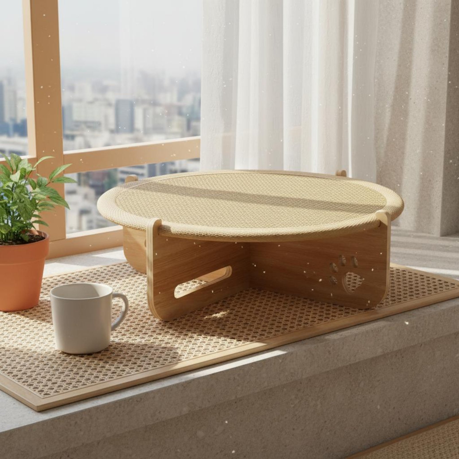 Feline Scratcher Bed Two-in-Si - Dog Cooling Mat 评论和价格