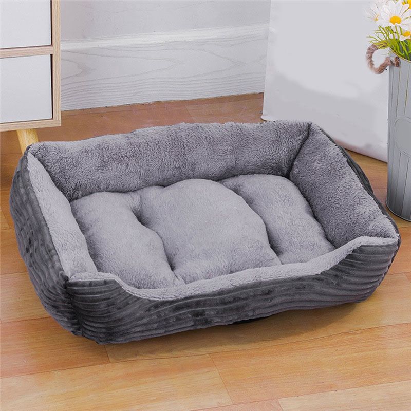 AEA9-Grey Dog Bed Pet Square P - Pet X Supplies & Tack Photos 评论和价格