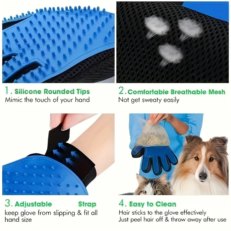 Pet Hair Glove Comb Pet Dog Ca - Pet Supplies Dropshipping 评论和价格